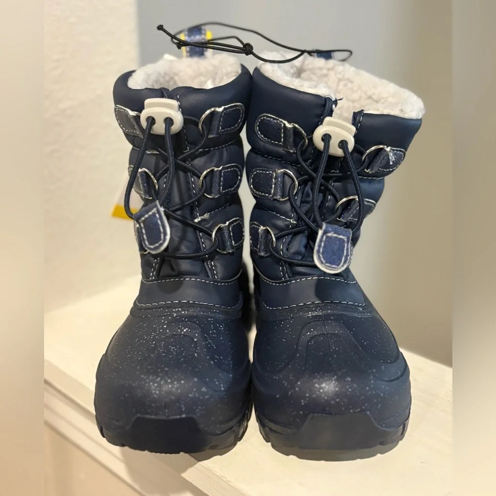 Member's Mark Snow Boot, Faux Fur-Lined, Easy On/Off Toggle Closure Kid Sz 11/12